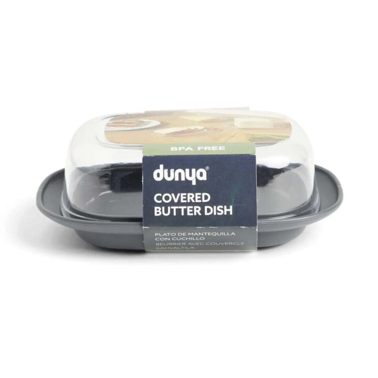 Beurrier plastique sans BPA 17,4x12,5xH6cm (2 modèles) < Gifi Best