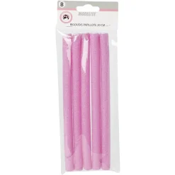 Bigoudi papillotte rose fuchsia L20 cm x5 < Gifi Hot