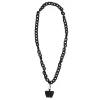 Bijou chaîne de téléphone maille en plastique noir L120cm < Gifi