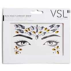 Bijoux de visage adhésifs - 3 modèles