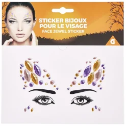 Bijoux visage autocollants Halloween (plusieurs modèles) < Gifi New