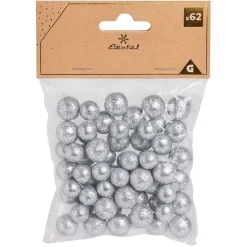 Bille décorative polystyrène pailletée Ø1,5cm x62 - 3 modèles < Gifi Sale