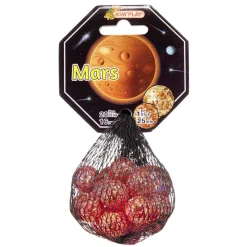 Bille en verre x20 + 1 boulard rouge Mars < Gifi Online