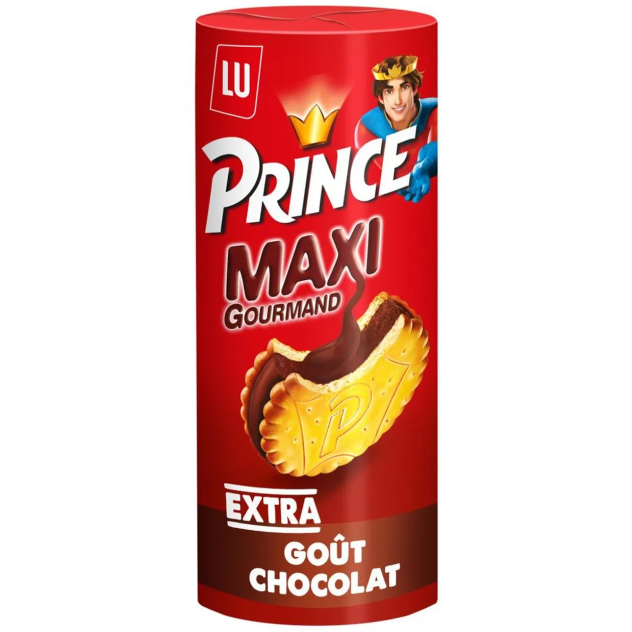 Biscuits Prince Maxi chocolat Lu 250gr
