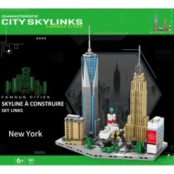 Bloc de construction Skyline 593 pièces (4 modèles)