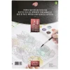 Bloc 24 feuilles imprimées pour peinture aquarelle 20x29,5cm