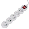 Bloc multiprise blanc interrupteur 5 prises < Gifi New
