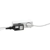 Bloc multiprise 2 faces 5 prises blanc