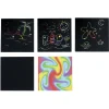 Bloc note 200 cartes à gratter et 20 batonnets 9,3x9,3xH7,4cm