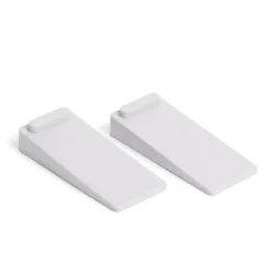 Bloc porte plastique gris x2 4x9cm < Gifi Discount