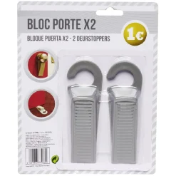 Bloc porte x2 avec crochet < Gifi Clearance