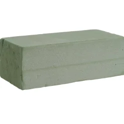 Bloc rectangulaire en mousse floral vert 22,5x5xH10cm