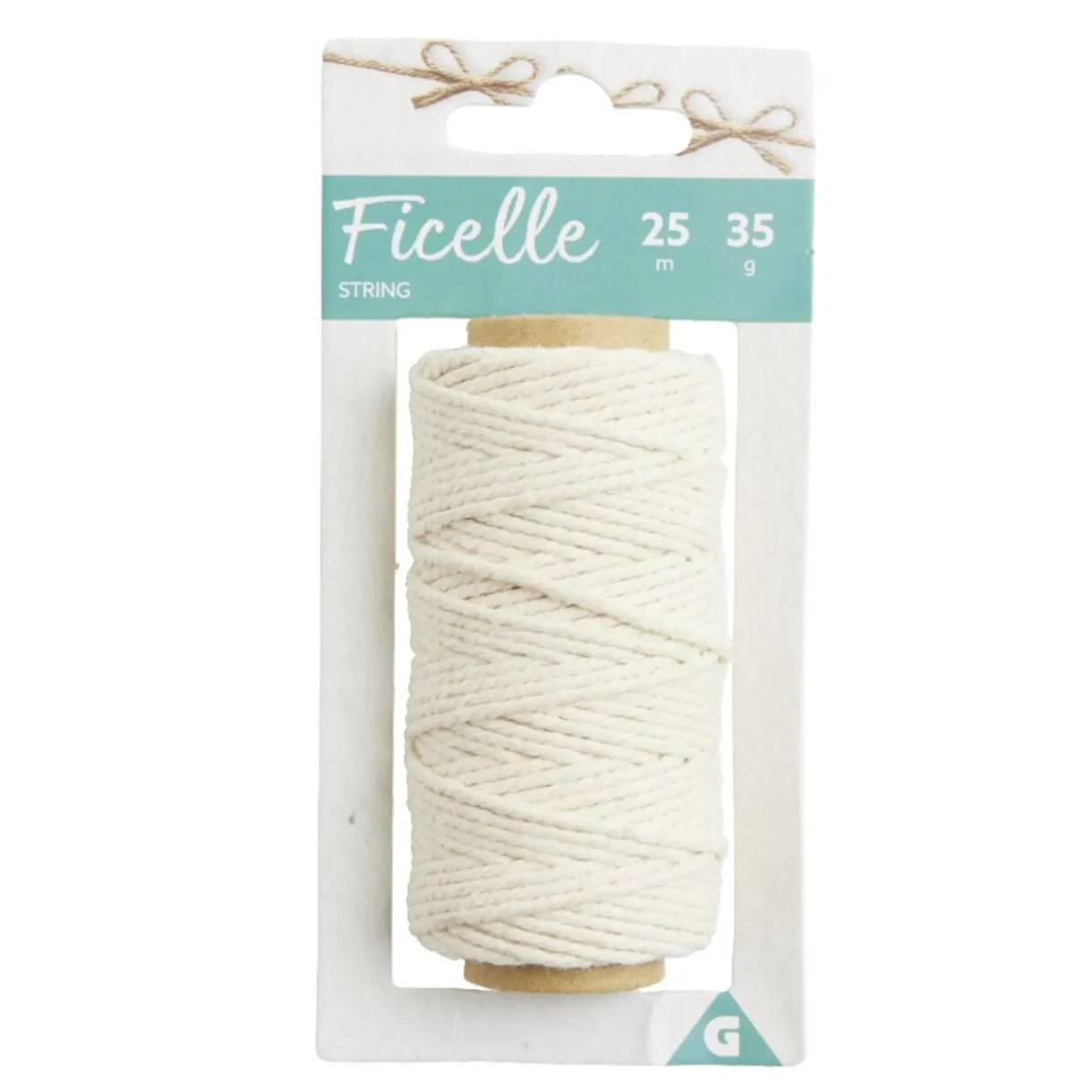 Bobine de ficelle en coton 25m < Gifi Outlet