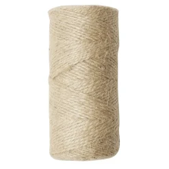 Bobine de fil en jute sisal beige 80m