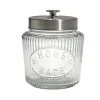 Bocal de conservation 1.4L verre couvercle métal Ø11,5xH18cm < Gifi Clearance