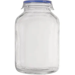 Bocal en verre avec couvercle hermétique 4,25L < Gifi Best