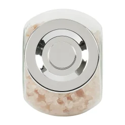 Bocal en verre incliné 200ml avec couvercle en plastique à visser x2 < Gifi Clearance