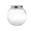 Bocal en verre transparent couvercle métal 2000ml - 17,5x12,5xH.17cm < Gifi Sale