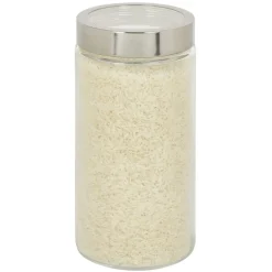 Bocal en verre transparent couvercle inox 1,6L - Ø11xH.22cm < Gifi Clearance