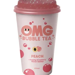 Boisson Bubble Tea 270ml goût pêche < Gifi Clearance