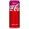 Boisson Coca-Cola Cherry goût cerise canette 33cl
