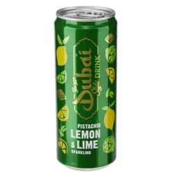 Boisson Dubaï eau aromatisée citron et pistache 33cl