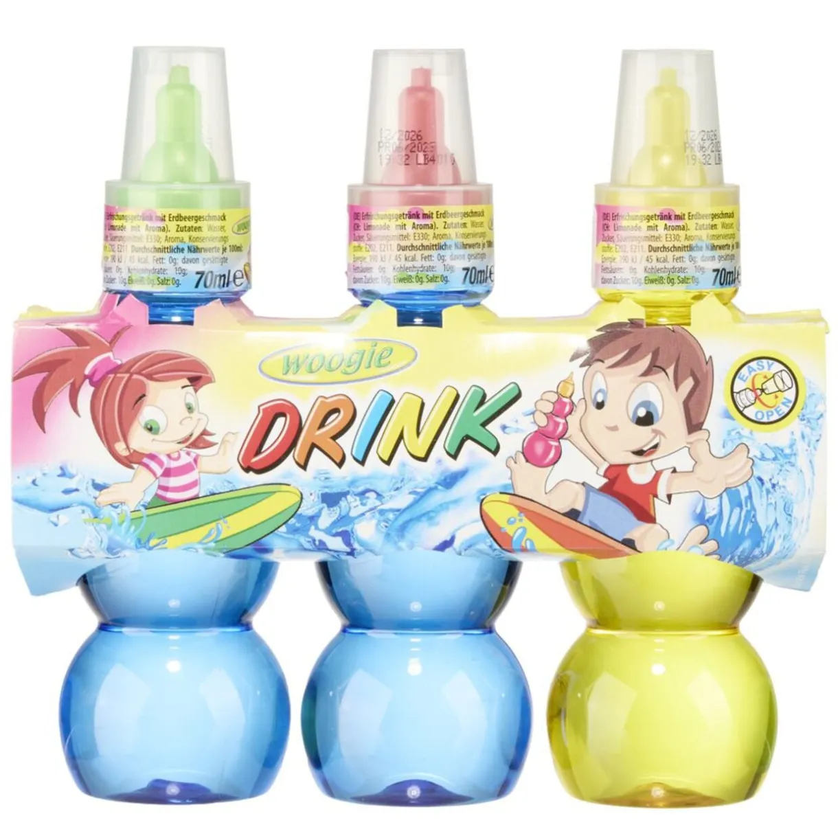 Boisson enfant gourde 70ml x3 (2 modèles) < Gifi Discount