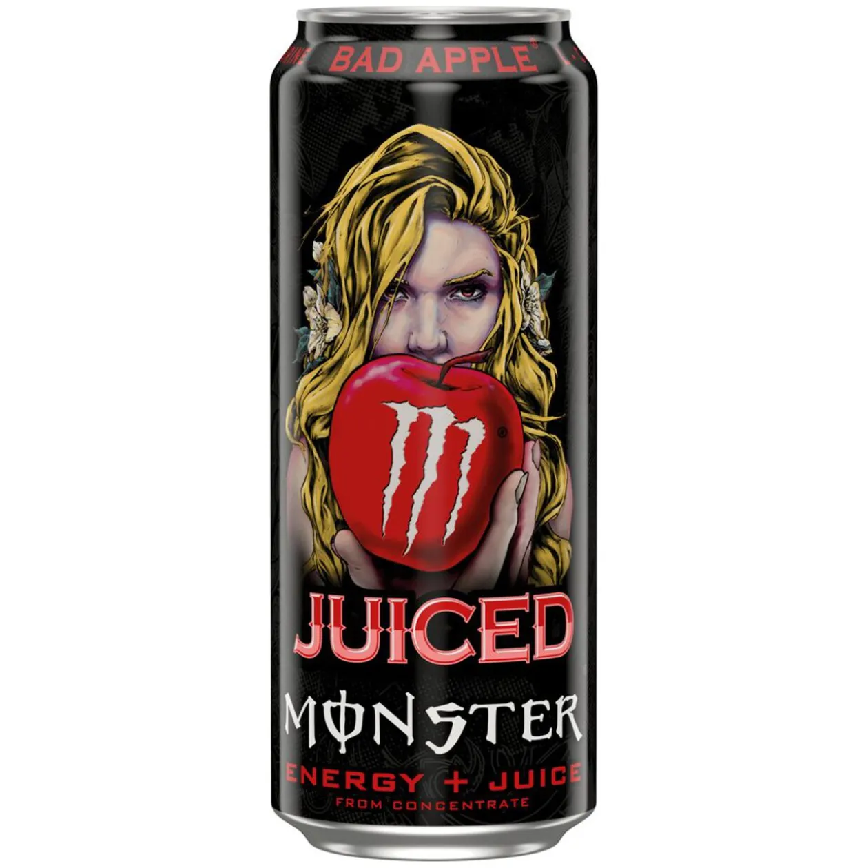 Boisson énergisante Monster Energy Juice Bad Apple goût pomme 50cl