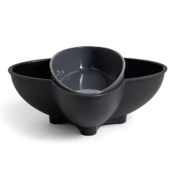 Bol apéritif avec poubelle gris < Gifi New