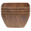 Bol carré effet bois 12x12cm < Gifi