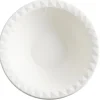 Bol carton x8 canne à sucre bagasse contour façon diamant blanc Ø17cm