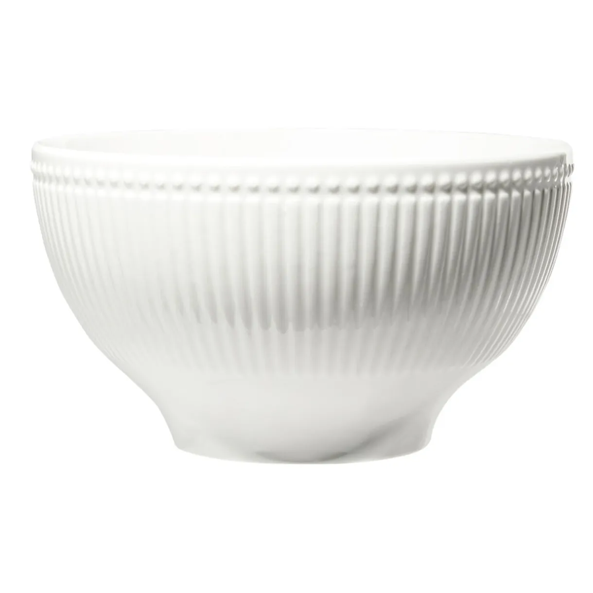 Bol Colombe en porcelaine striée blanc Ø19cm < Gifi Online