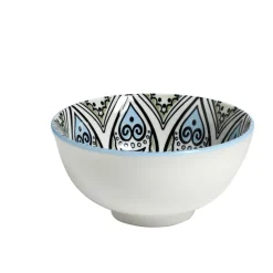 Bol décor oriental porcelaine Ø11,5xH6cm