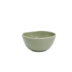 Bol en faïence vert Ø15xH6cm < Gifi Outlet