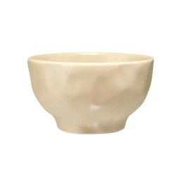 Bol forme organique céramique beige Ø15xH8cm < Gifi Outlet