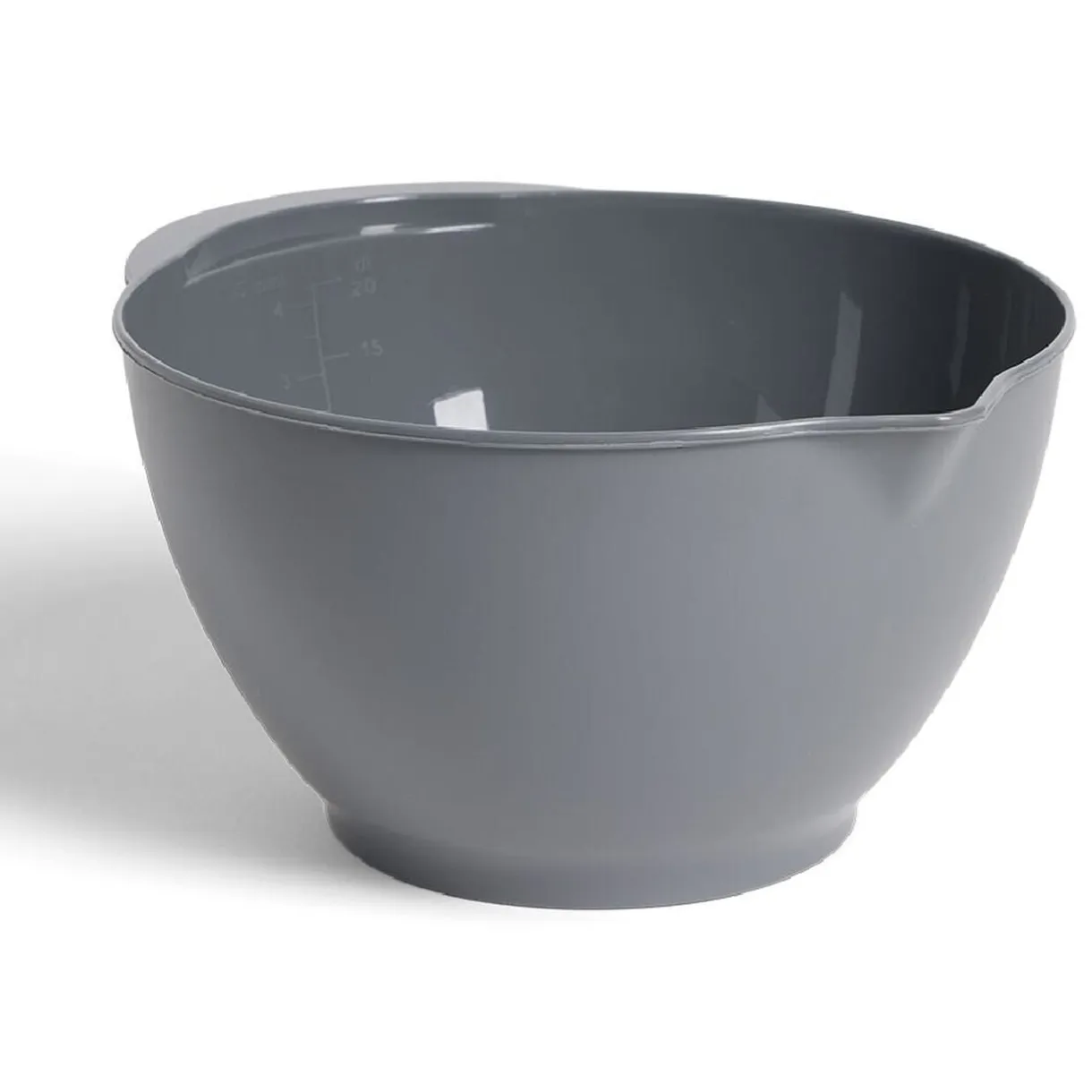 Bol à mixer en plastique gris 1,2L - Ø17,5xH8cm < Gifi Sale