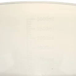 Bol mélangeur gradué plastique fond silicone avec poignée et bec verseur 2,5L
