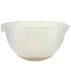 Bol mélangeur gradué plastique fond silicone avec poignée et bec verseur 2,5L