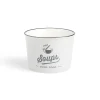 Bol à soupe 500ml faïence gris Ø12xH8,4cm < Gifi Outlet