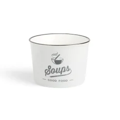 Bol à soupe 500ml faïence gris Ø12xH8,4cm < Gifi Outlet