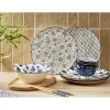 Bol x3 motif floral blanc et bleu Ø11,5xH5,7cm < Gifi Clearance