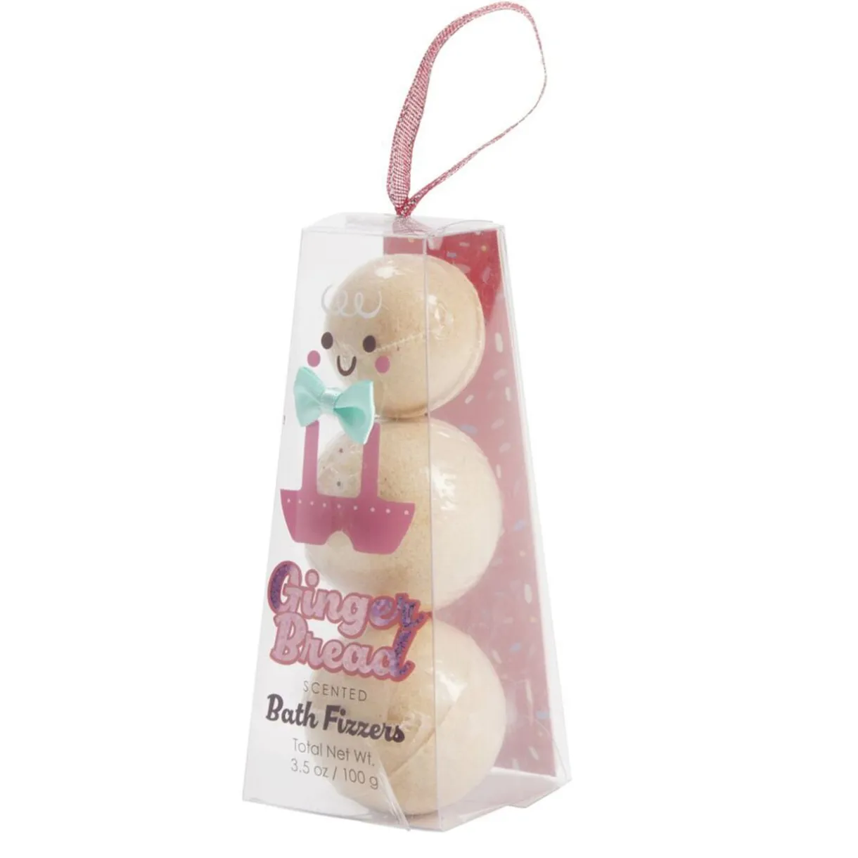 Bombe de bain empilée forme pain d'épices 3x100gr < Gifi Discount