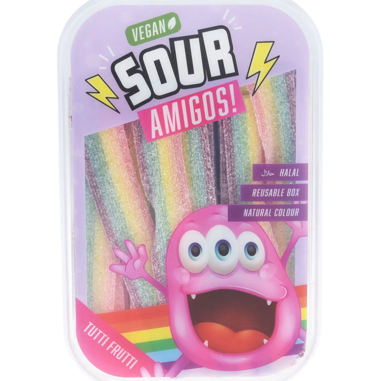 Bonbon acidulé halal et vegan goût tutti frutti 310gr < Gifi Outlet