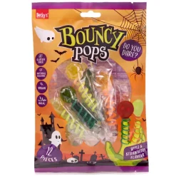 Bonbon Halloween Jumpy Pops tête de mort et sorcière 140g < Gifi Outlet