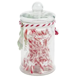Bonbonnière de Noël avec sucres d'orge Ø13xH18 cm < Gifi Clearance