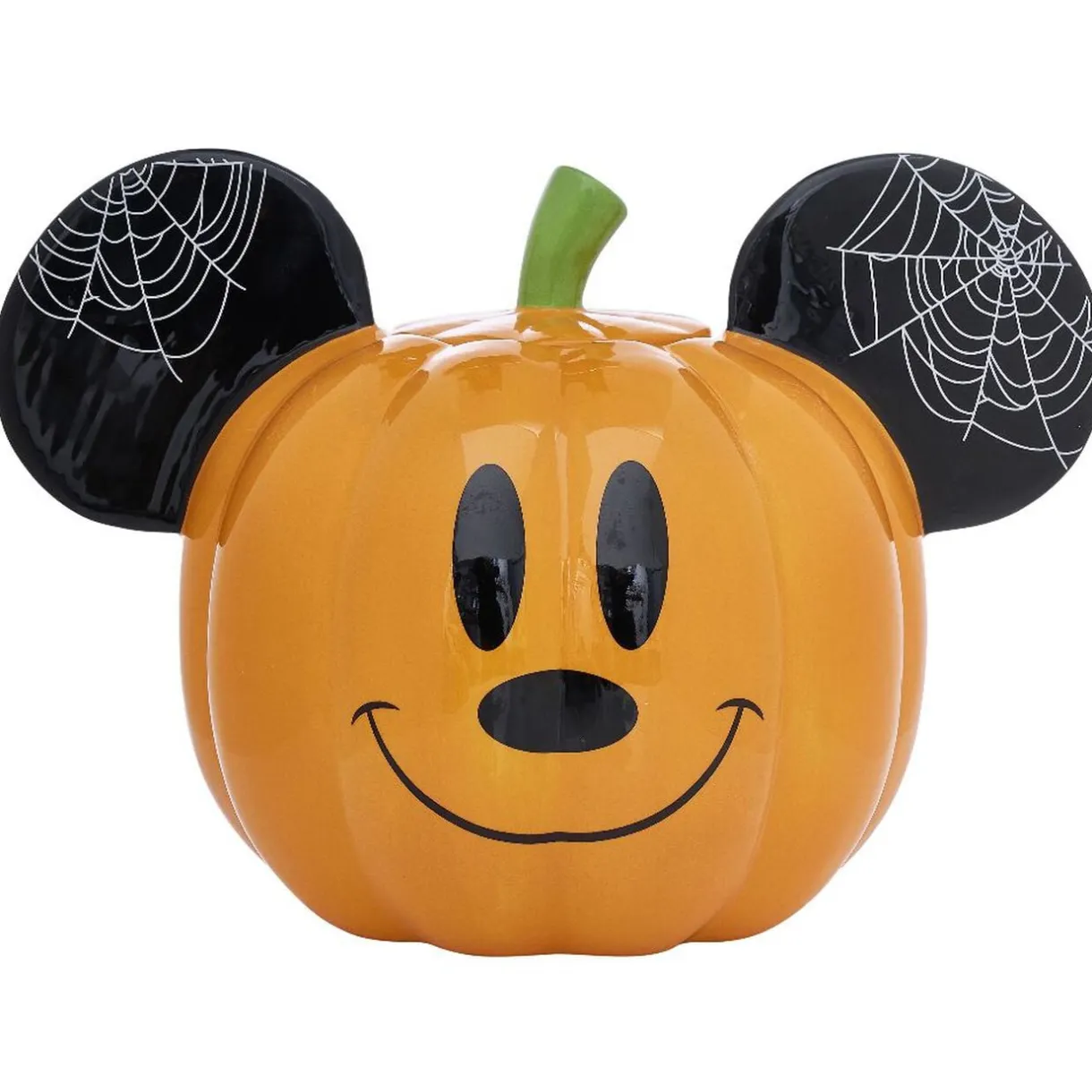 Bonbonnière Disney Mickey citrouille orange et noir 2 faces Ø14xH18cm < Gifi Clearance