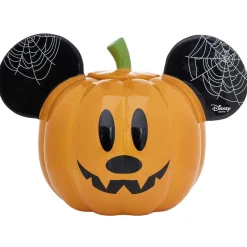 Bonbonnière Disney Mickey citrouille orange et noir 2 faces Ø14xH18cm < Gifi Clearance