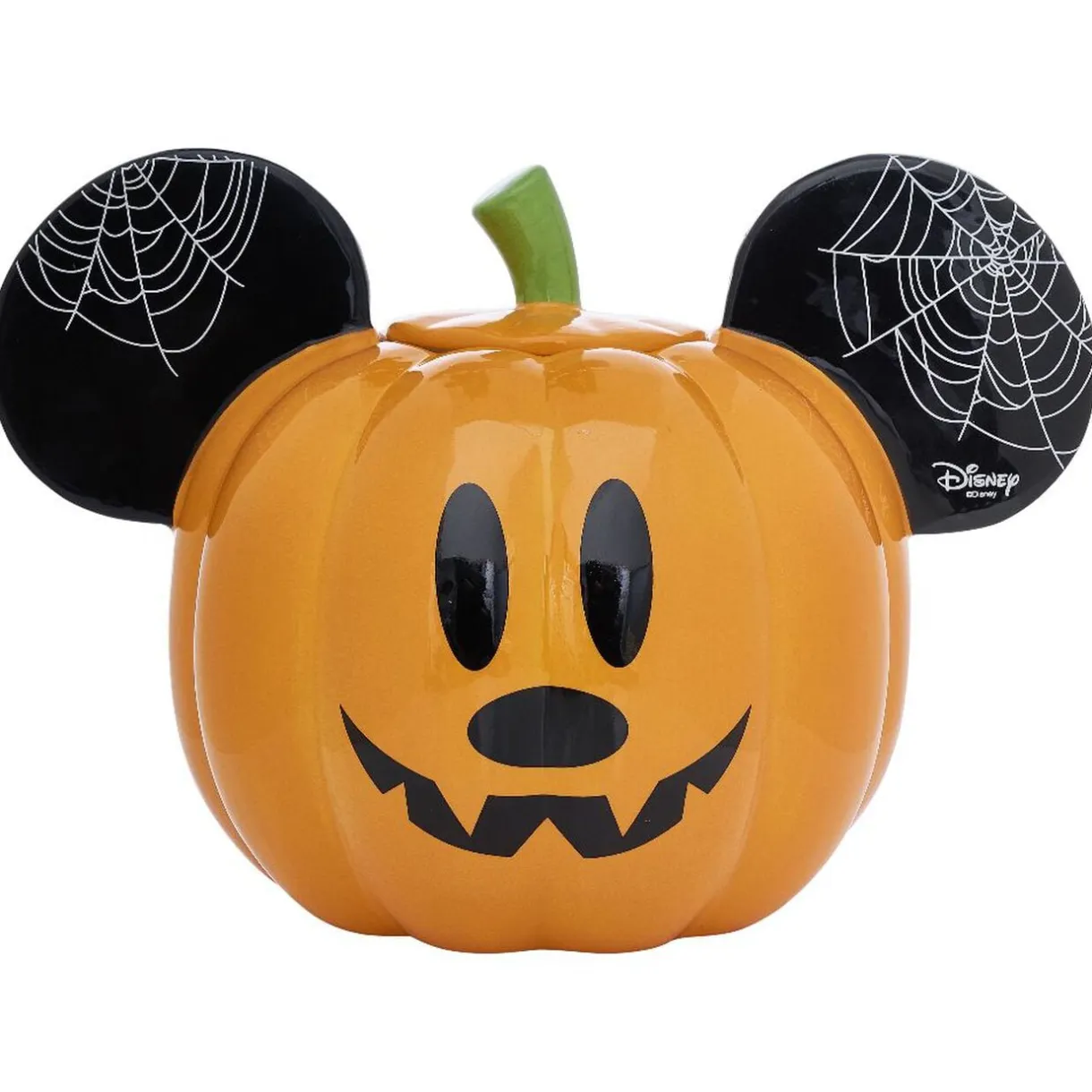 Bonbonnière Disney Mickey citrouille orange et noir 2 faces Ø14xH18cm < Gifi Clearance