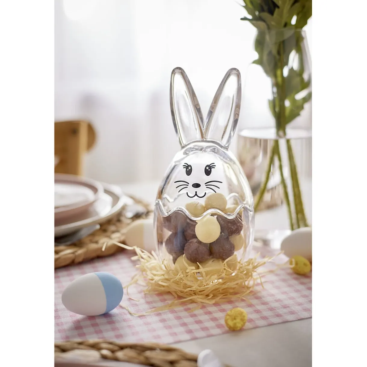 Bonbonnière en verre 0,5L forme lapin Ø10xH21,5cm < Gifi New