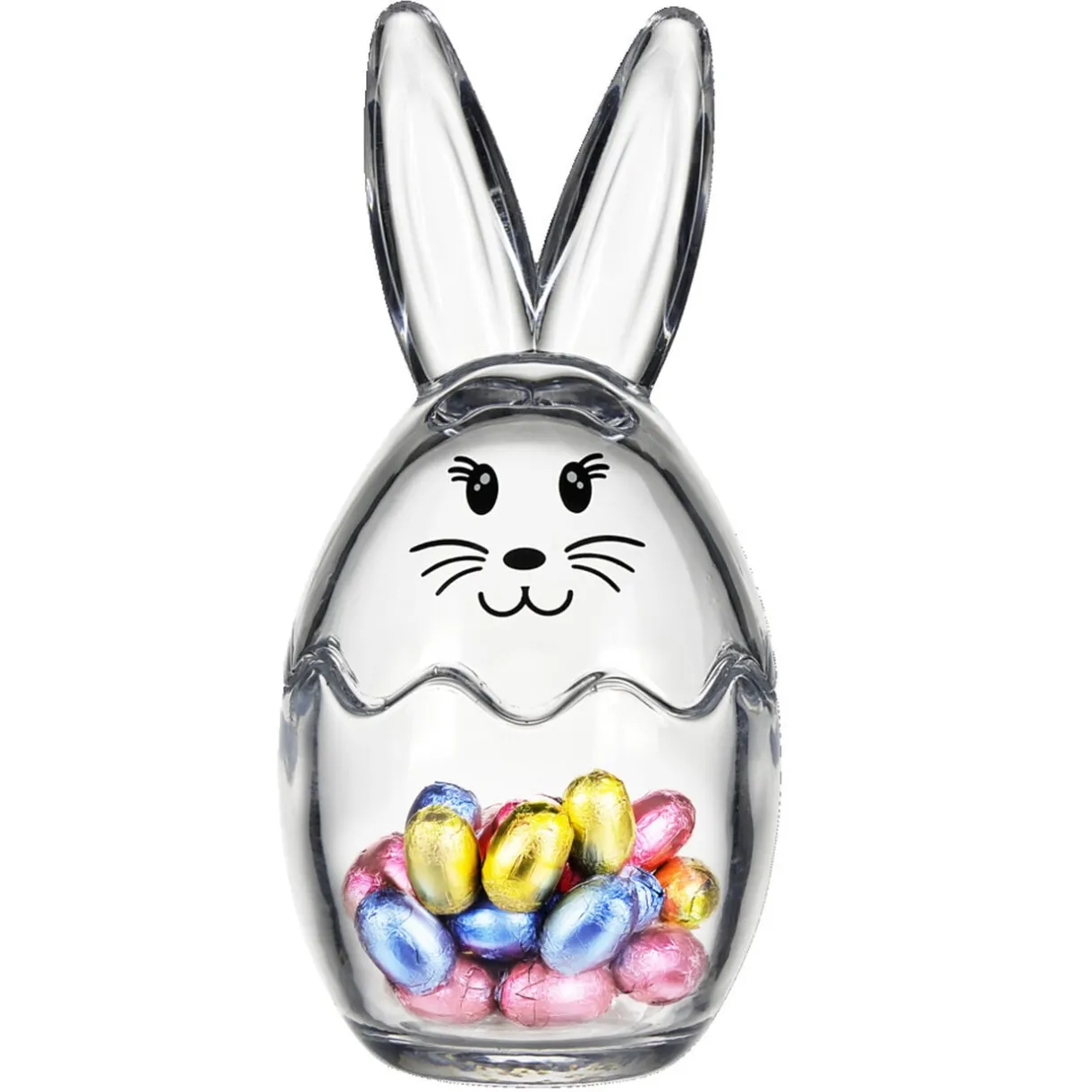 Bonbonnière en verre 0,5L forme lapin Ø10xH21,5cm < Gifi New